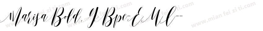 MarisaBold GBpc-EUC-字体转换